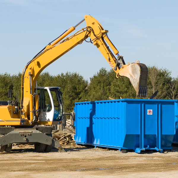 how does a residential dumpster rental service work in Trout Lake MI